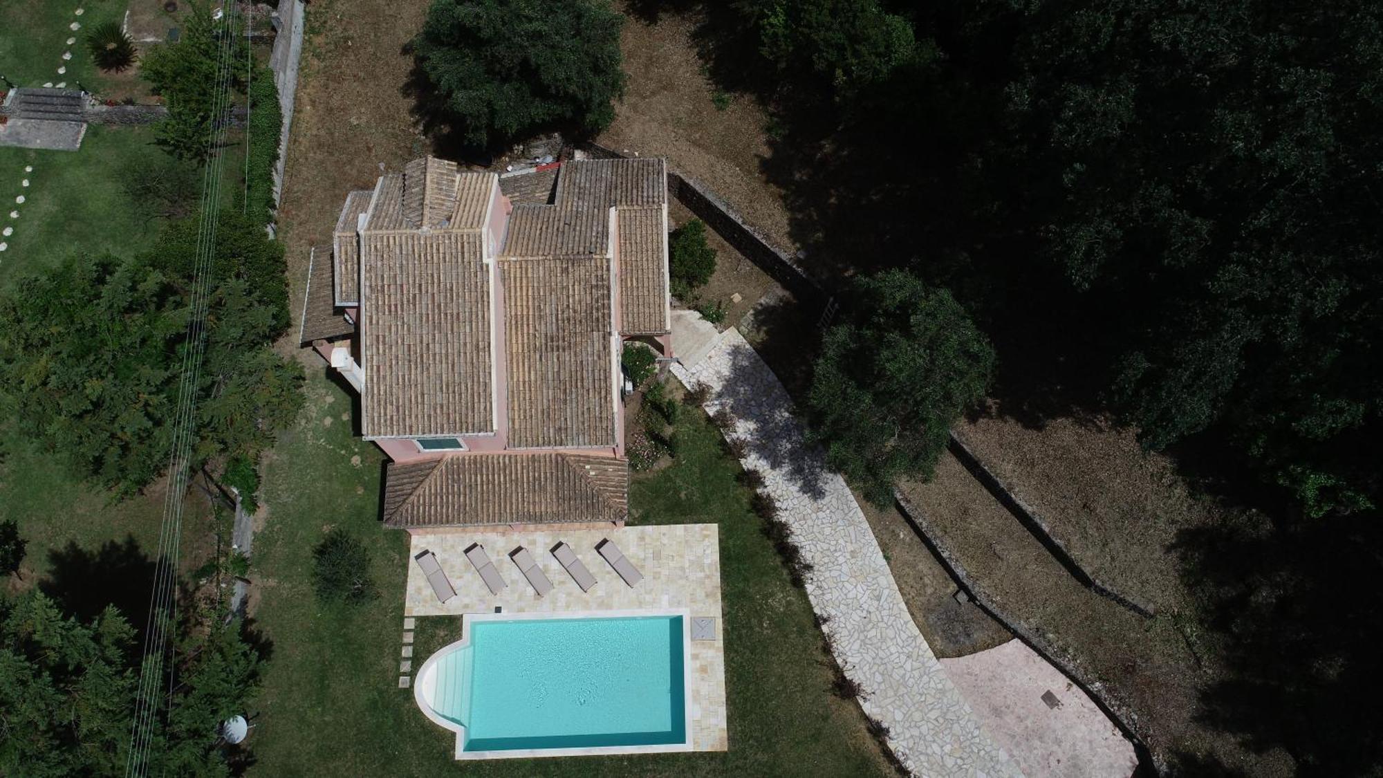 Quercus Villa, Achilleion Palace, Corfu Перама Екстериор снимка